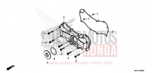 COUVERCLE MOTEUR AVANT GL1800BK de 2019
